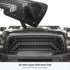 Stainless Black Laser Cut Grille Insert for Ram Rebel 1500 (2015-2018)