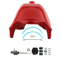 Plastic Gas Fuel Tank Kit w/ Cap for Honda FourTrax 300 (1988–1992)