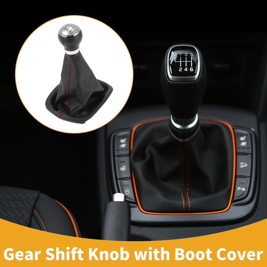 6 Speed Gear Shift Knob with Cover for VW Passat (2005–2010)