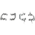 Set of 4 Ceramic Brake Pads for Nissan Pathfinder (2008–2012)