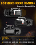 3X Exterior Door Handle Set for Chevy Express GMC Savana (2010–2022)