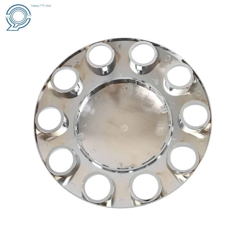 Set of 2 Chrome Wheel Center Caps for Front Axle
