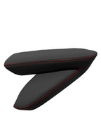 Rear Door Armrest Cover Skin for Acura TL (2004–2008) Red Stitch