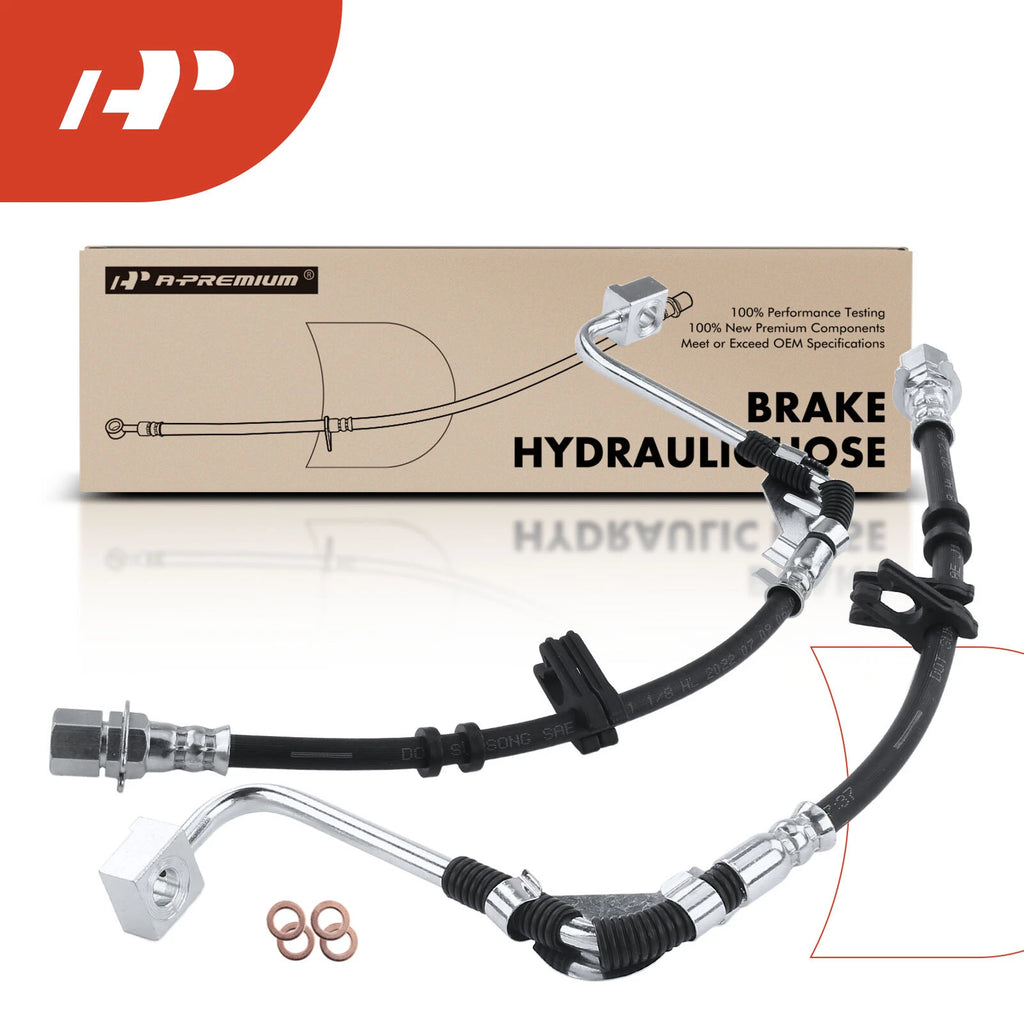 2X Front Brake Hydraulic Hose for Ford Freestar (2006–2007)