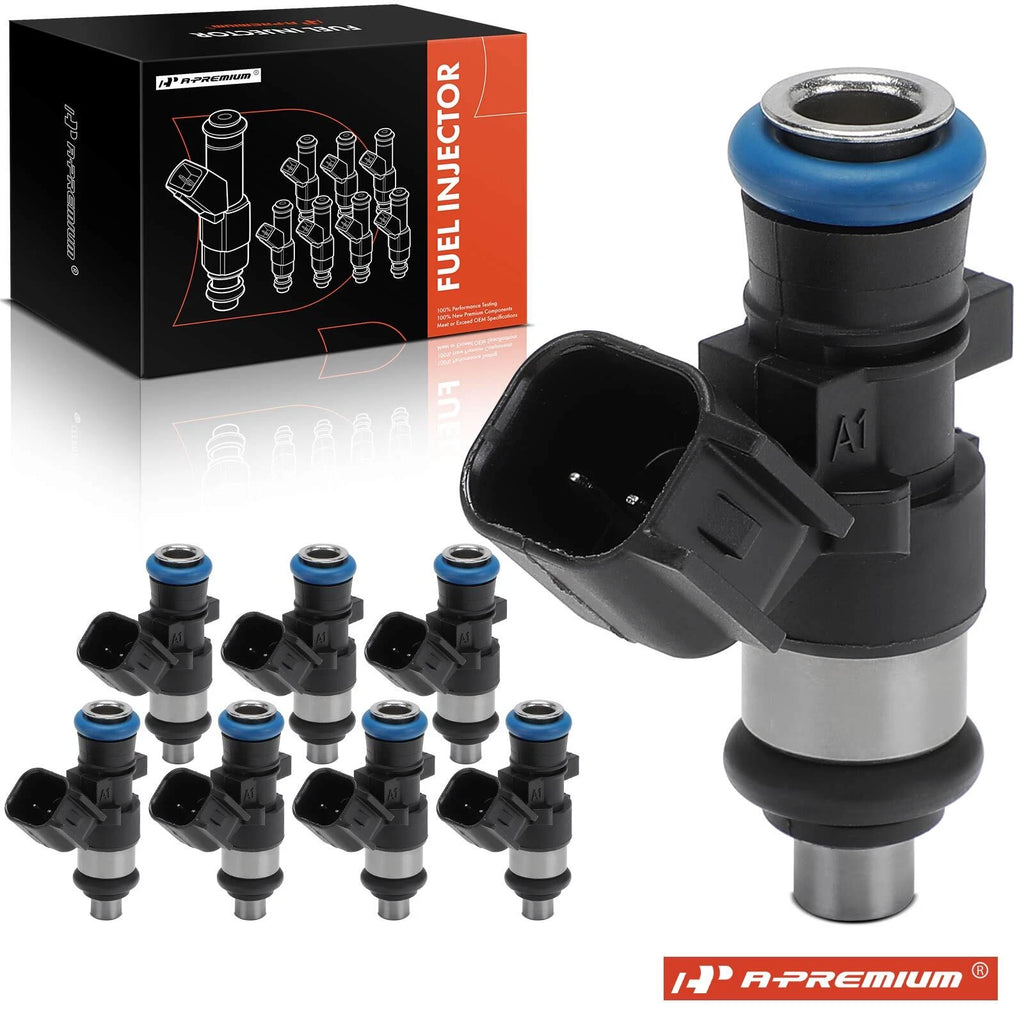 Set of 8 Fuel Injectors for Chevy Camaro (2012–2015) Cadillac CTS (2009–2015)