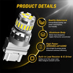 2X 3057 3156 3157 LED Reverse Back-up Light Bulb for Chevy F2-Plus EV (2023)