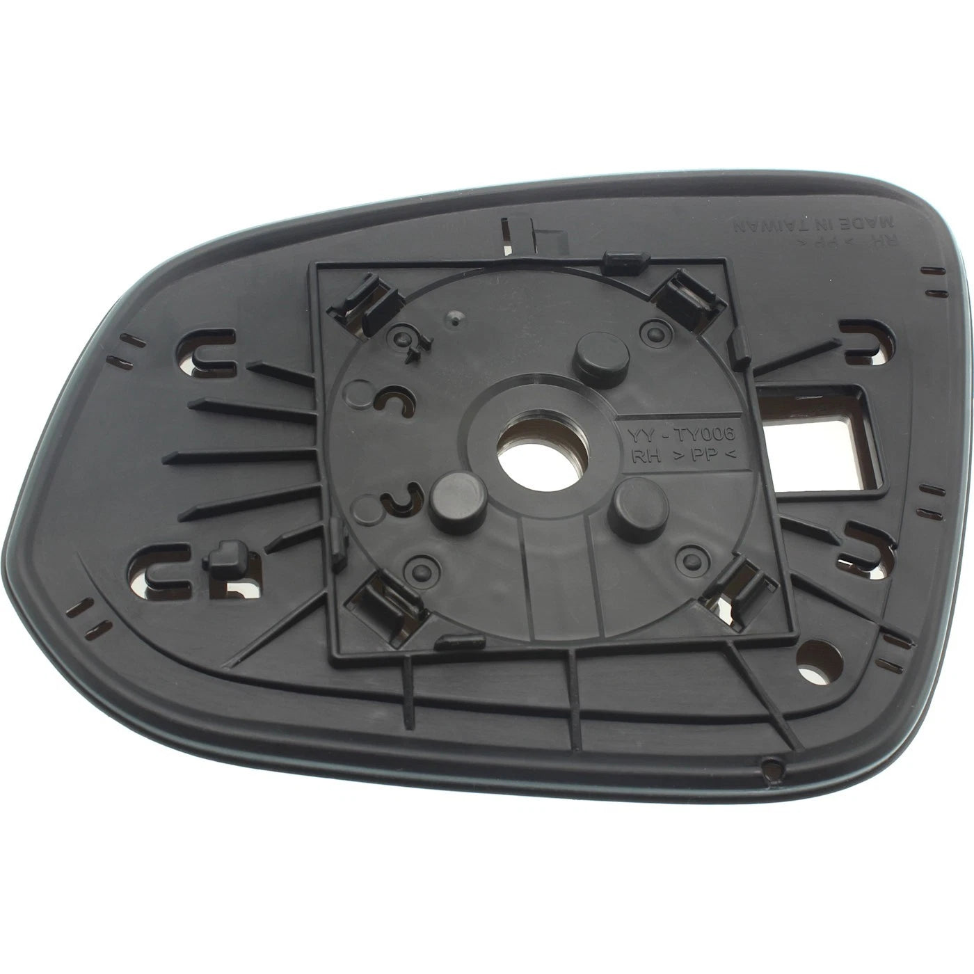Right Convex Mirror Glass for Toyota RAV4 (2013–2018) with Backing Plate