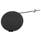 Black Front Bumper Tow Hook Eye Cap Cover for Jeep Renegade (2015-2020)