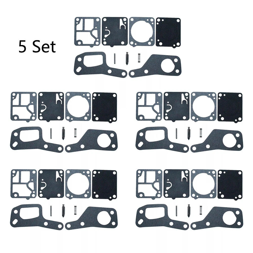 Set of 5 Carb Kits for McCulloch Mini Mac 110 120 130 140 (No Year) RB19 M1M7