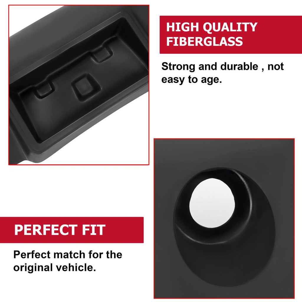 Rear Bumper Cover for Corvette C3 (1975) Black Fiberglass