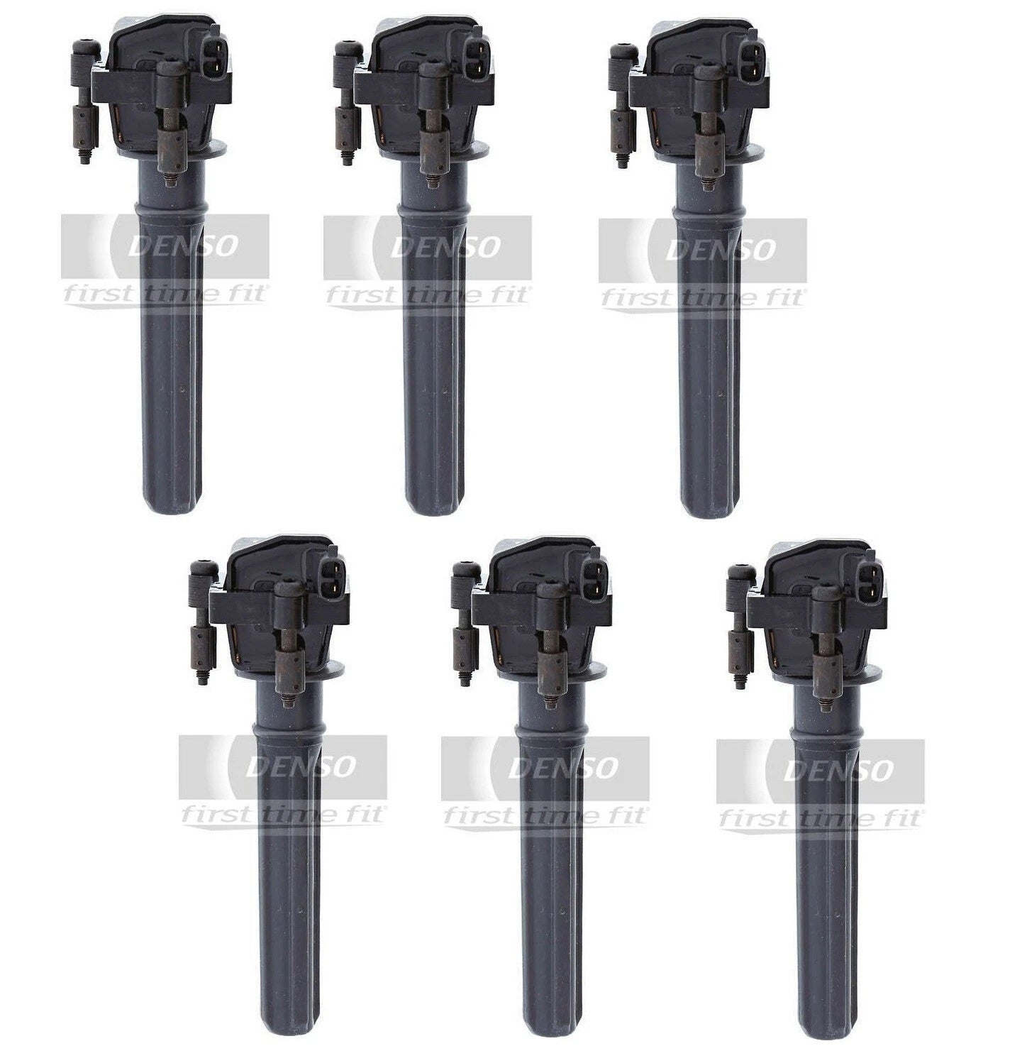 Set of 6 Denso Ignition Coils for Chrysler 300M Dodge Intrepid (1998–2004)
