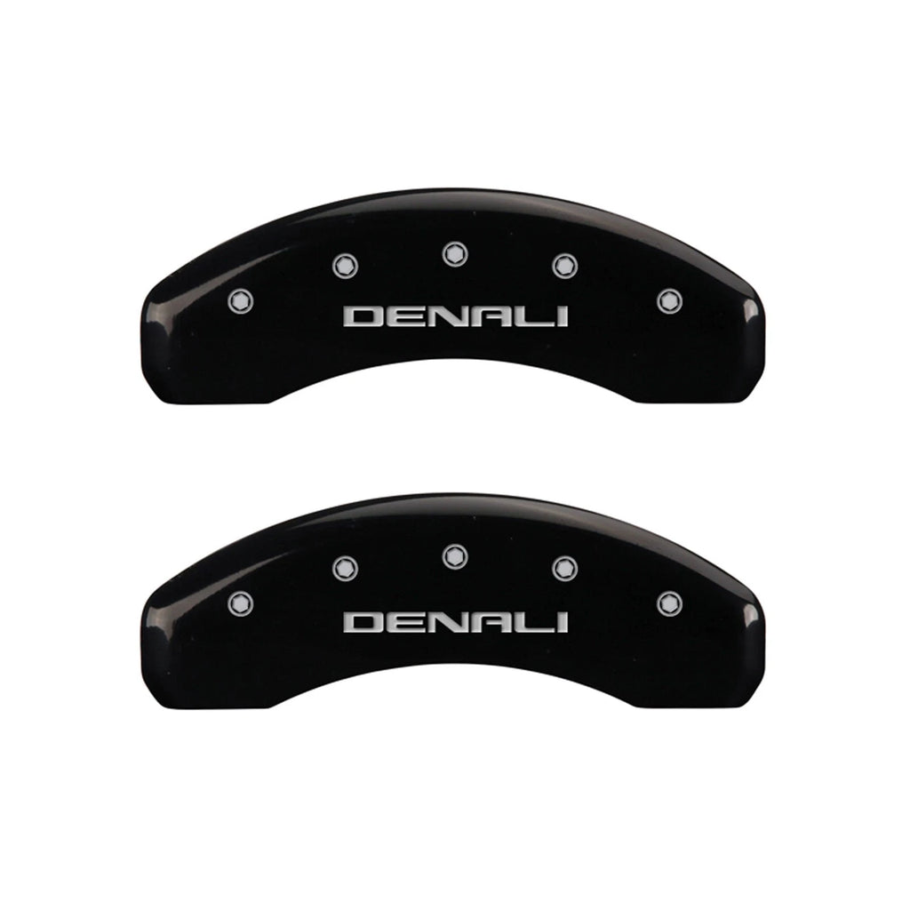 Caliper Covers Front and Rear Black Denali for 2015–2020 GMC Yukon Denali