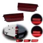 2X Red LED Tail Brake Light with Sequential Turn Signal for Benz Sprinter (2007–2018)