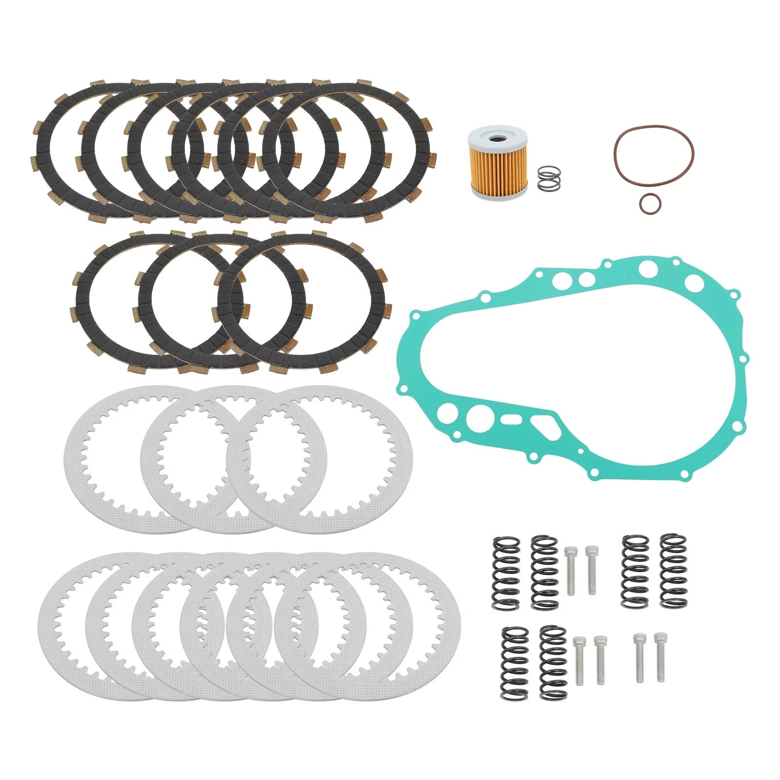 Clutch Friction Steel Plates Kit for Suzuki QuadSport Z400 (2003–2014)
