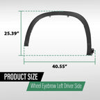 Front Left Fender Flare Molding Trim for Toyota Highlander (2014–2019)