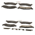 Set of 4 Bosch QuietCast Ceramic Disc Brake Pads for Ford V6 V8 V10