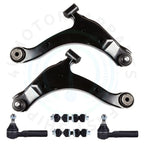 Set of 6 Front Control Arm Ball Joints & Tie Rods for Dodge Neon (2001–2002)
