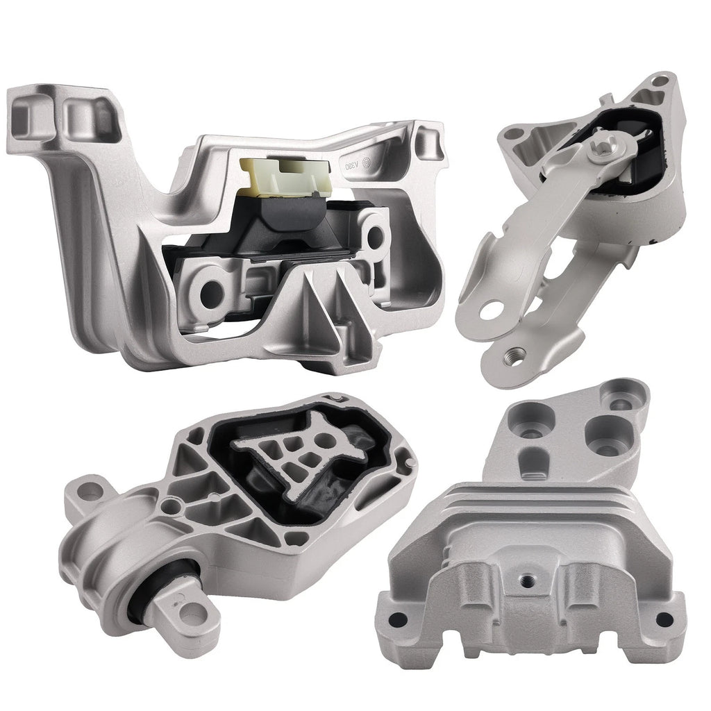 Set of 4 Engine Motor and Transmission Mounts for Mercedes CLA250 GLA250 (2014–2020)