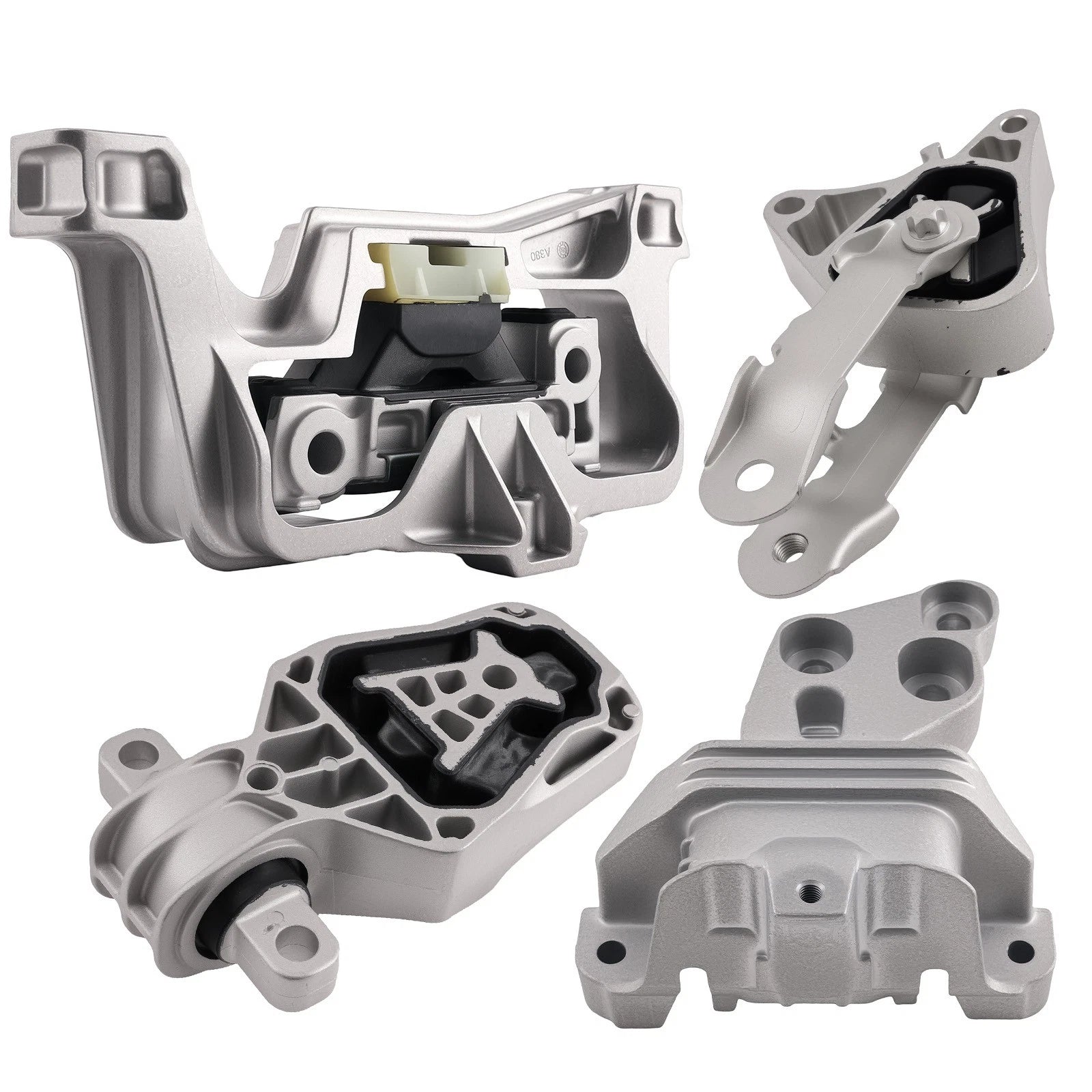 Set of 4 Engine Motor and Transmission Mounts for Mercedes CLA250 GLA250 (2014–2020)