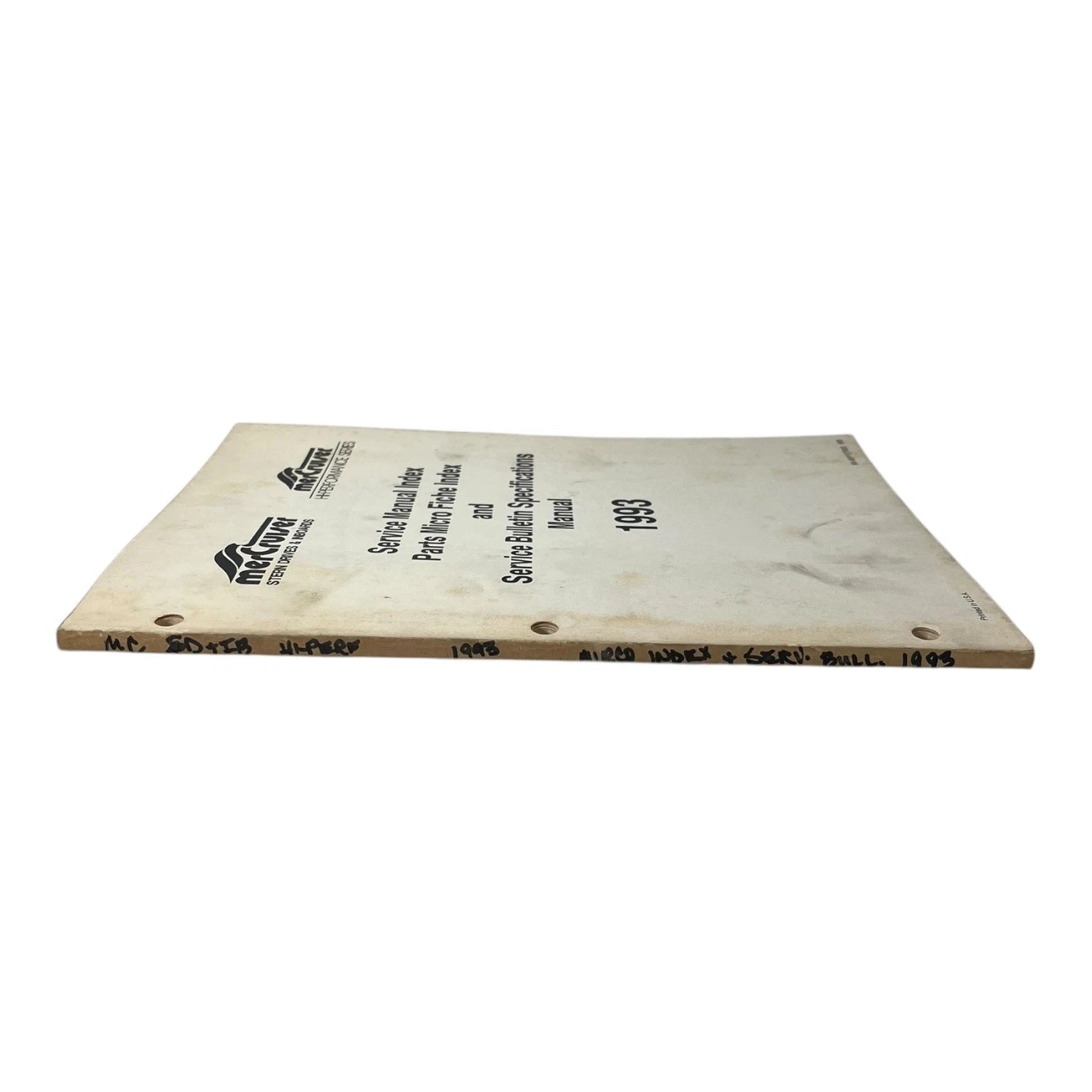 Service Manual Index & Bulletin for Mercruiser (1993) 90-806537930 693