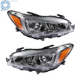 Set of 2 Halogen Headlights for Subaru WRX (2015–2021)