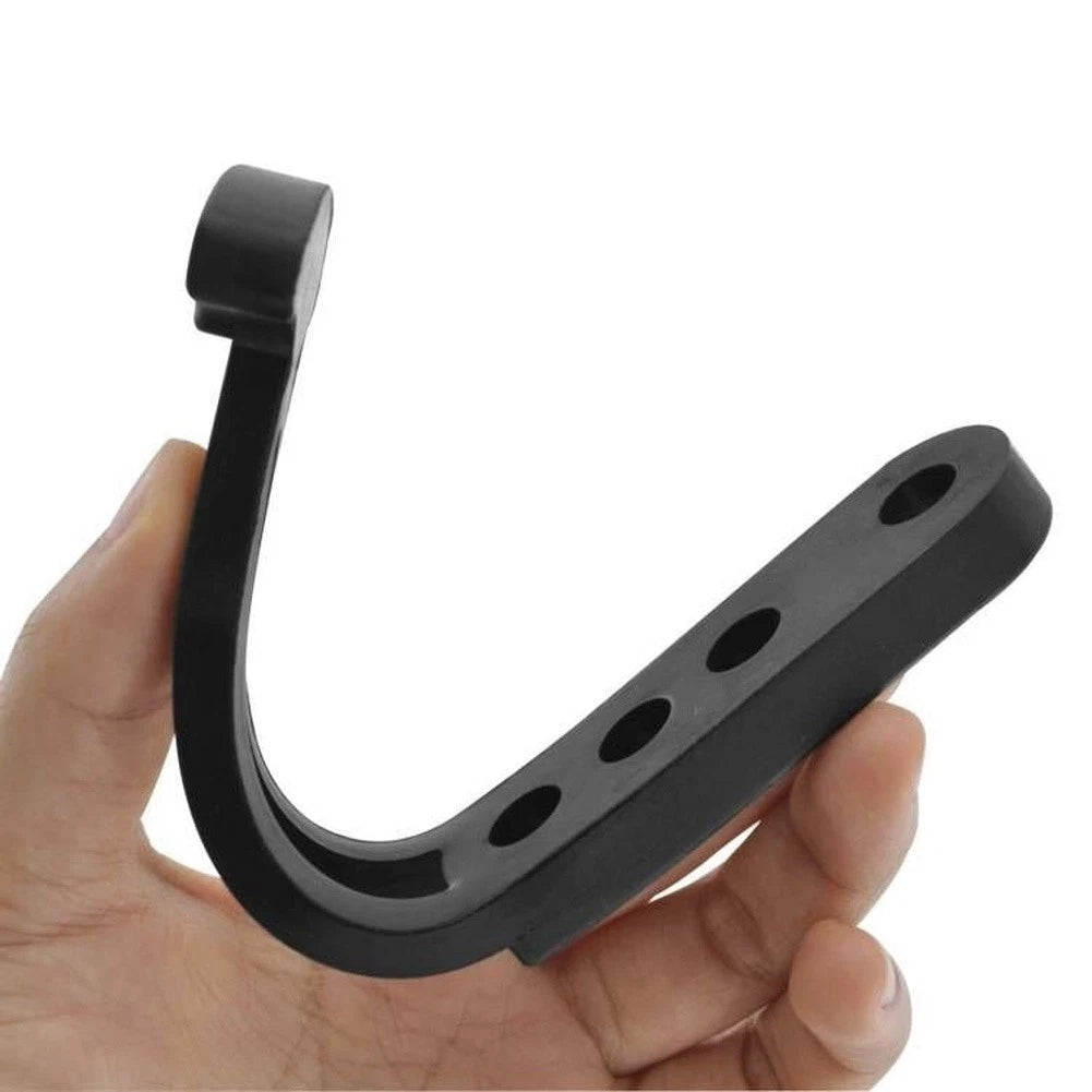 Black Rubber Strap for Telescoping Ladder (7 Inch, 4 Hole)