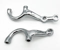 Chrome Steering Arms 1-3/4 In Drop for 1937-1948 Ford Spindles