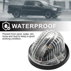 5pcs Cab Marker Light Clear Cover Yellow for GMC C1500 (1979–1984, 1986)