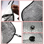 Foldable Universal Windshield Sun Visor Cover UV Block Heat Reflector
