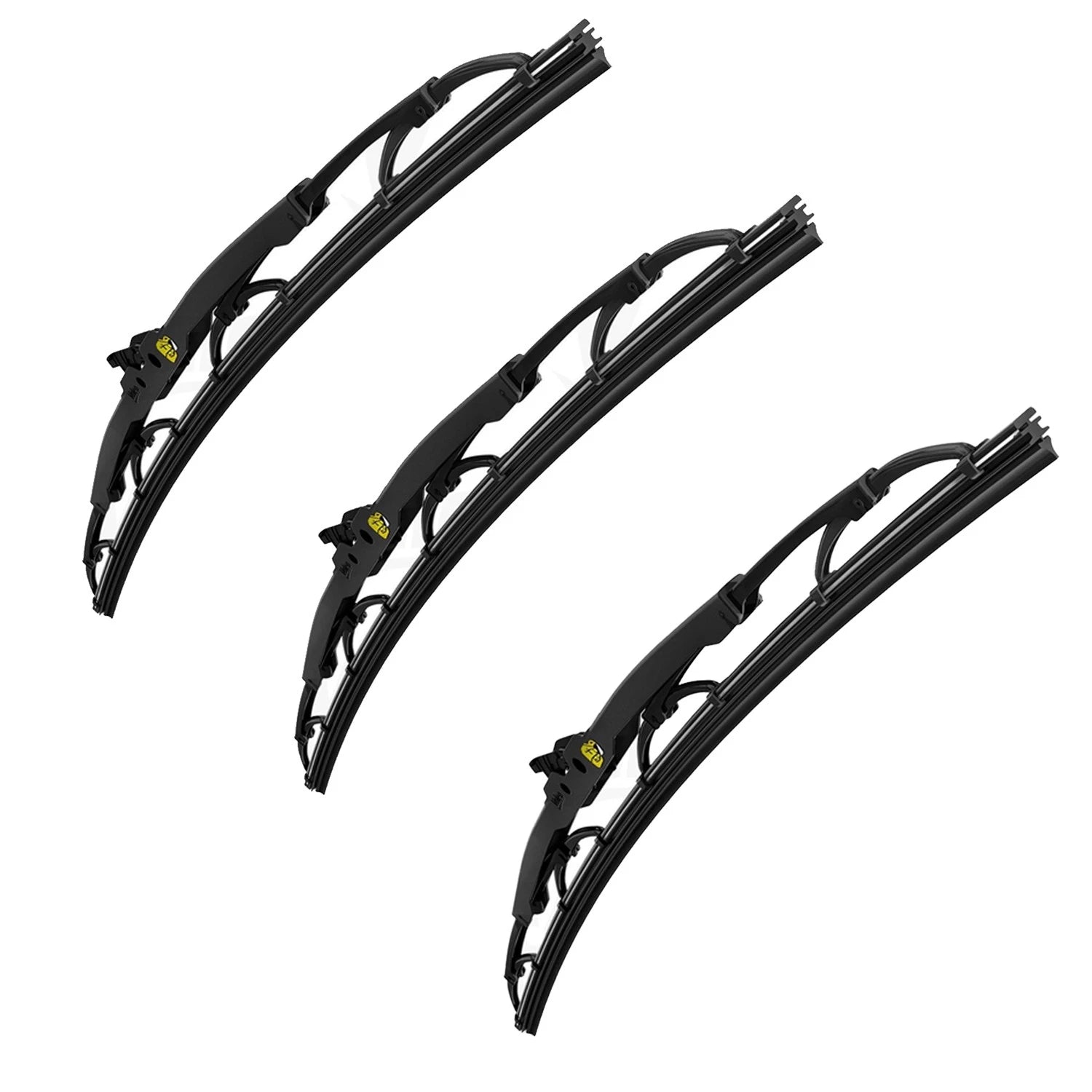 3pc Wiper Blade Kit for Valeo (Front LH 21", Front RH 21", Rear 18")