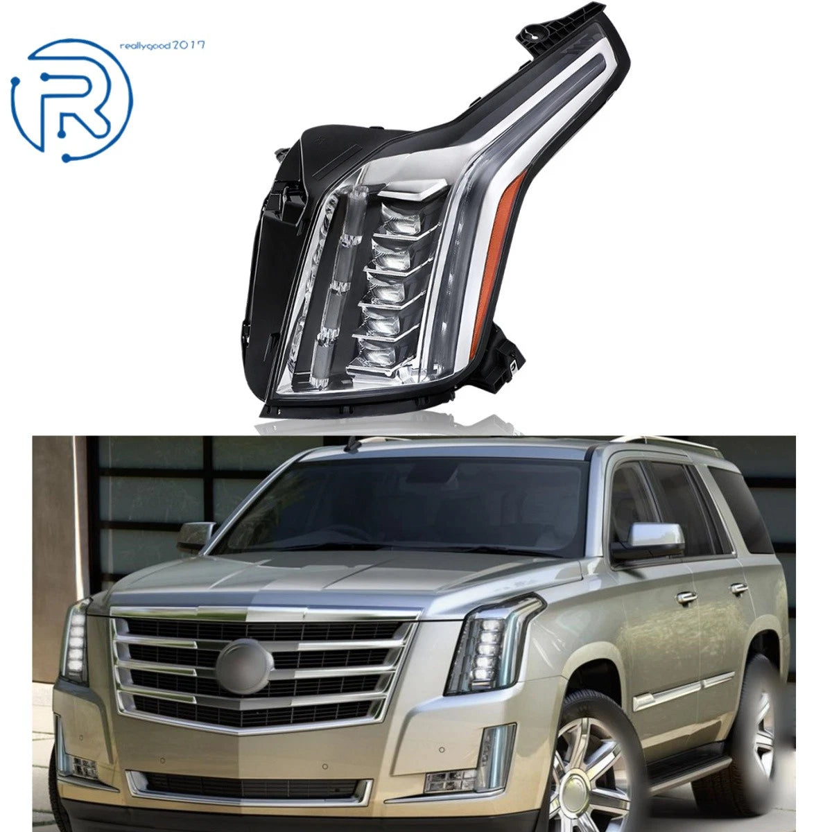 LED Headlight for Cadillac Escalade (2015–2020) Driver Left Side