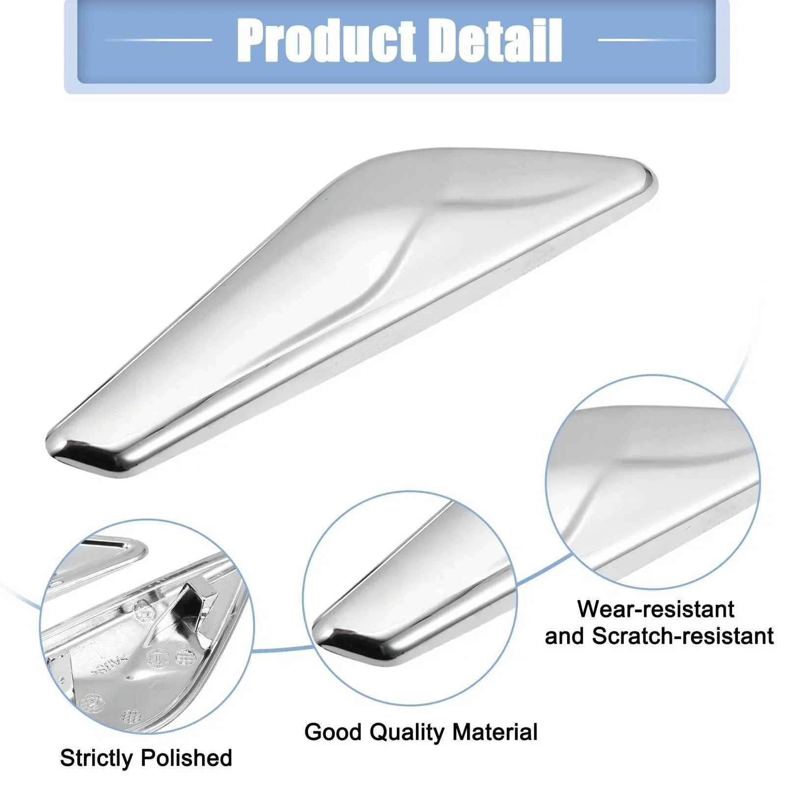Front Fender Side Marker Finisher Trim for BMW X3 X4 F25 F26