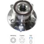 Wheel Hubs for Honda Pilot (2009–2015) Front Left & Right with Bearing AWD