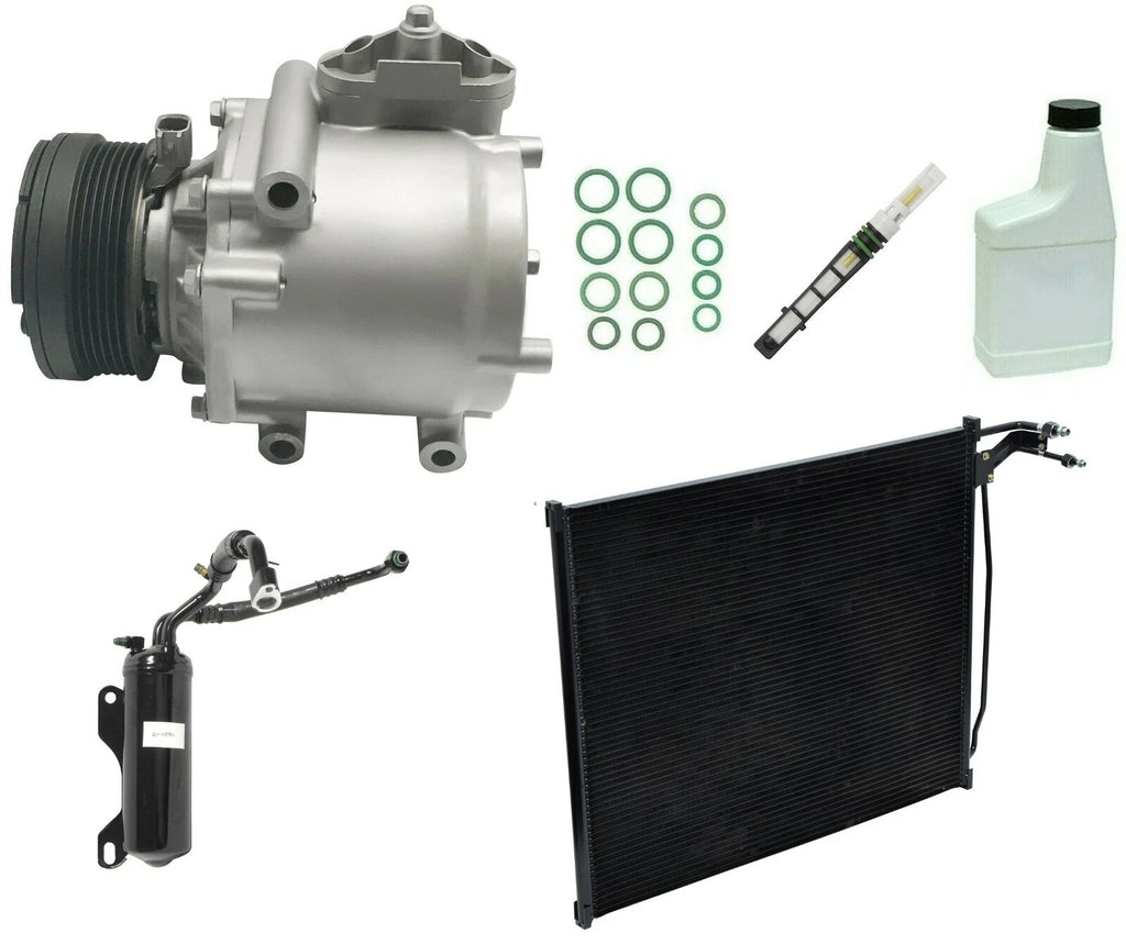 AC Compressor Kit Replacement with Condenser for Toyota Camry (2007–2011)