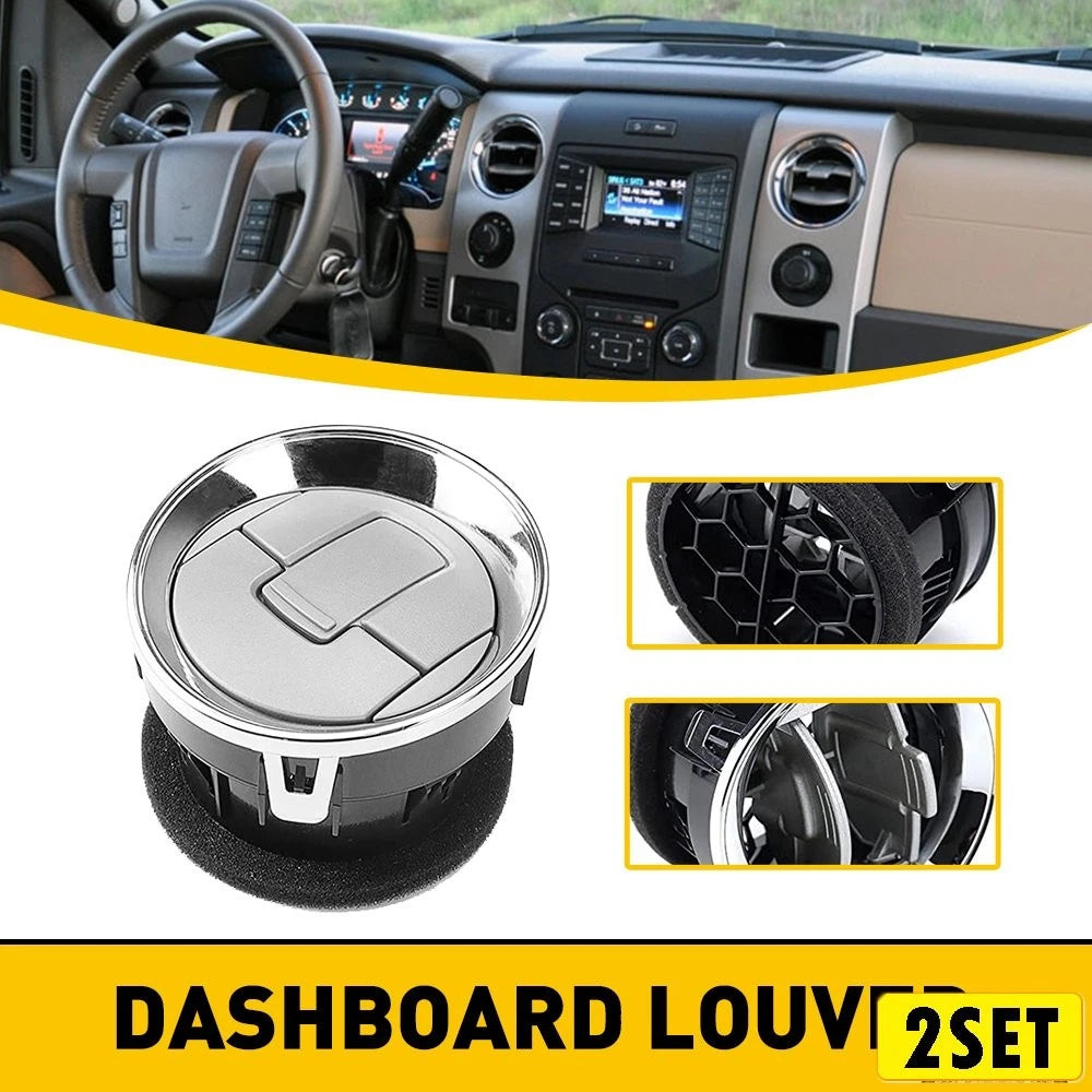 Set of 2 Dashboard Louvers for Ford F-150 (2009–2014) 9L3Z-19893-CA