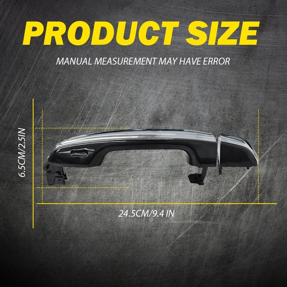 Set of 2 Outer Rear Door Handles for Lexus GX460 (2010–2021)