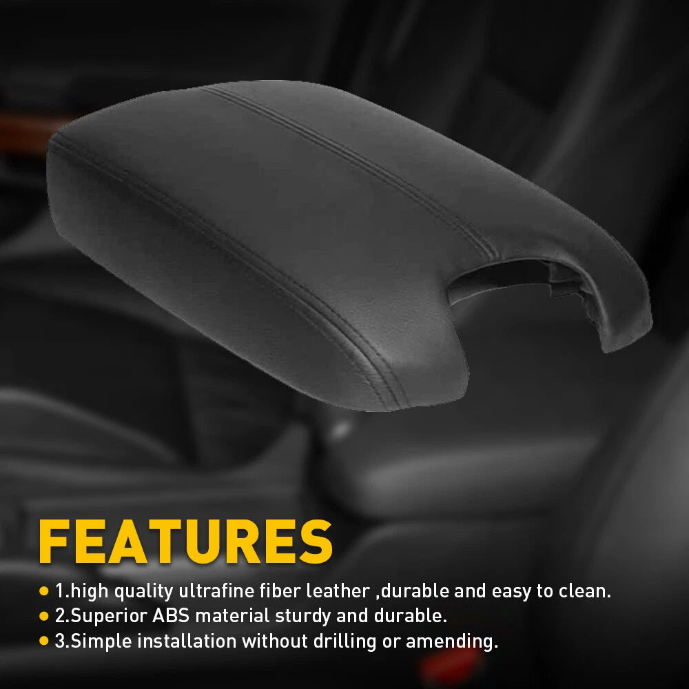 Center Console Lid for Honda Accord (2008–2012) Armrest Cover Base Black