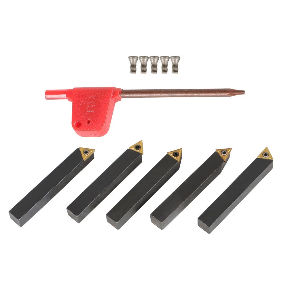 5-Piece Indexable Turning Tool Set for Milling