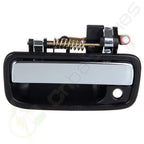 Set of 4 Inside & Outside Door Handles for Toyota Tacoma (Gray & Black)