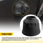 2pc Rear Cargo Bumper Door Magnet Cover Trim for Ford Transit (2015–2019)