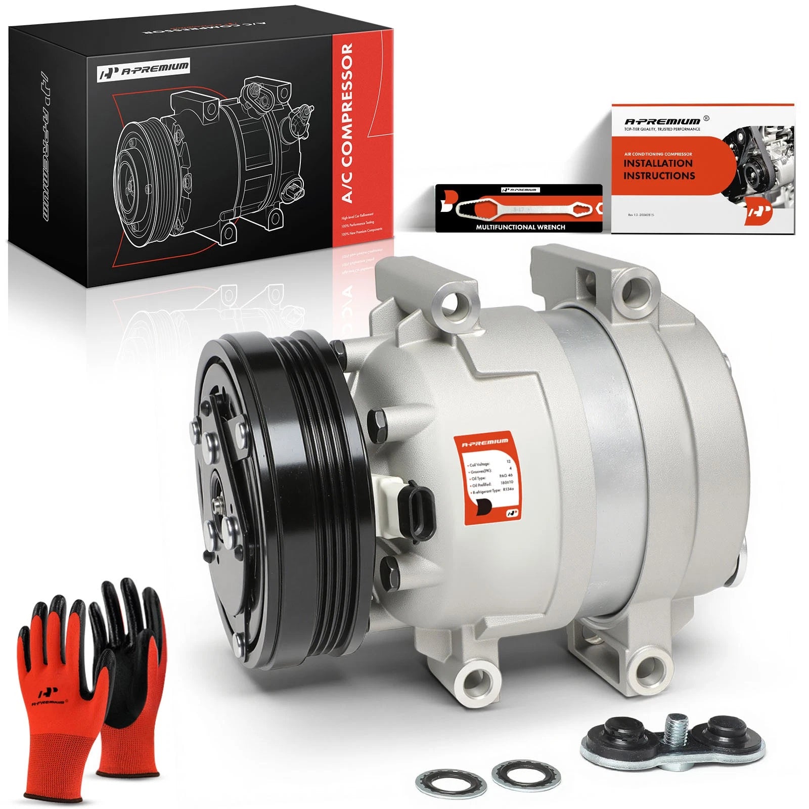 A/C Compressor with Clutch for Chevrolet Cruze (2017–2019)