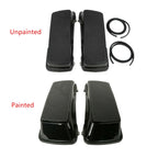 Dual 6x9" Saddlebag Speaker Lids w/ Grill for Harley Touring Road King (1993–2013)