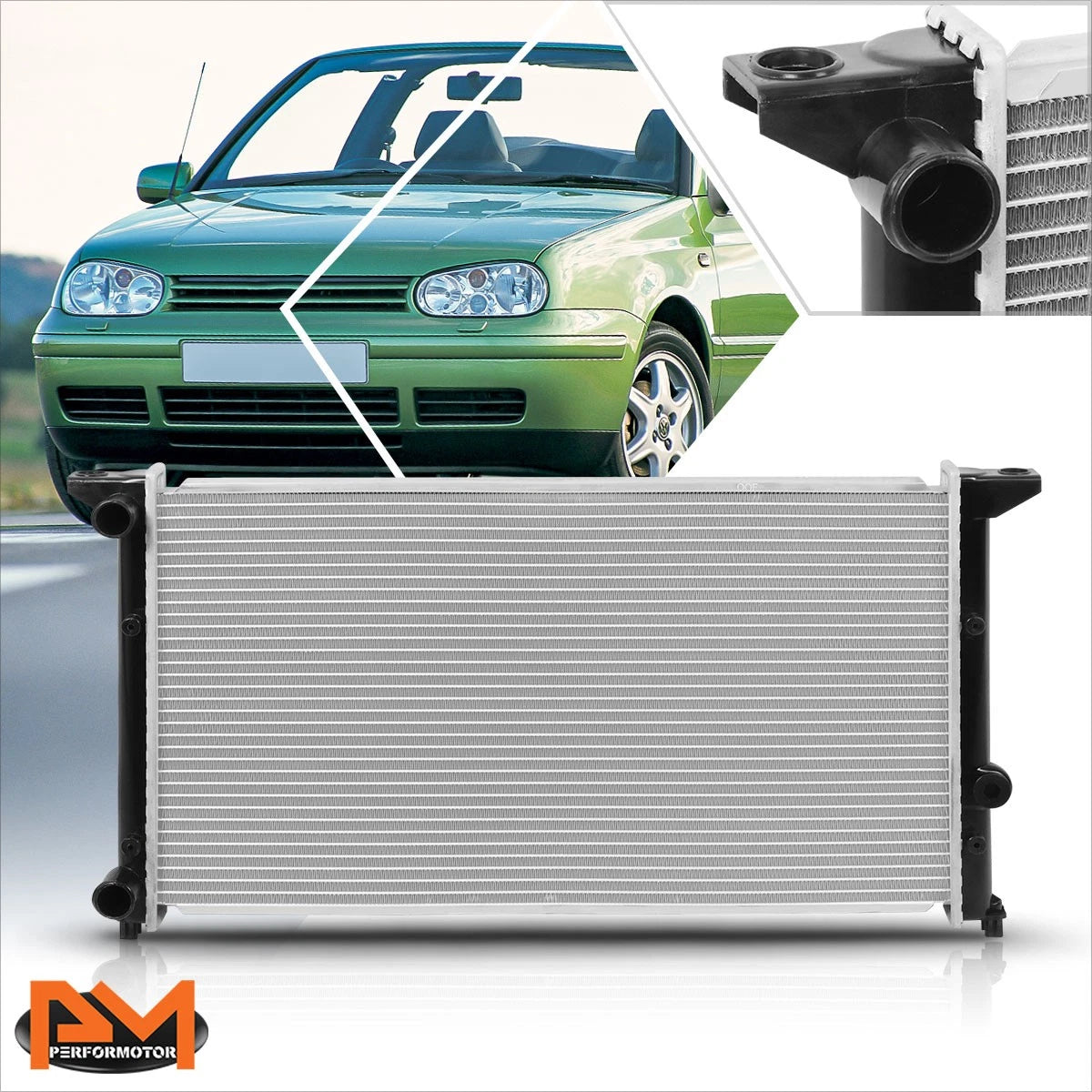 Aluminum Core Cooling Radiator for VW Golf/Jetta (1993–1999) DPI-1557