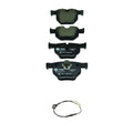 Hella Rear Low-Met Disc Brake Pad Set w/Sensor for BMW E60 (2004–2010)