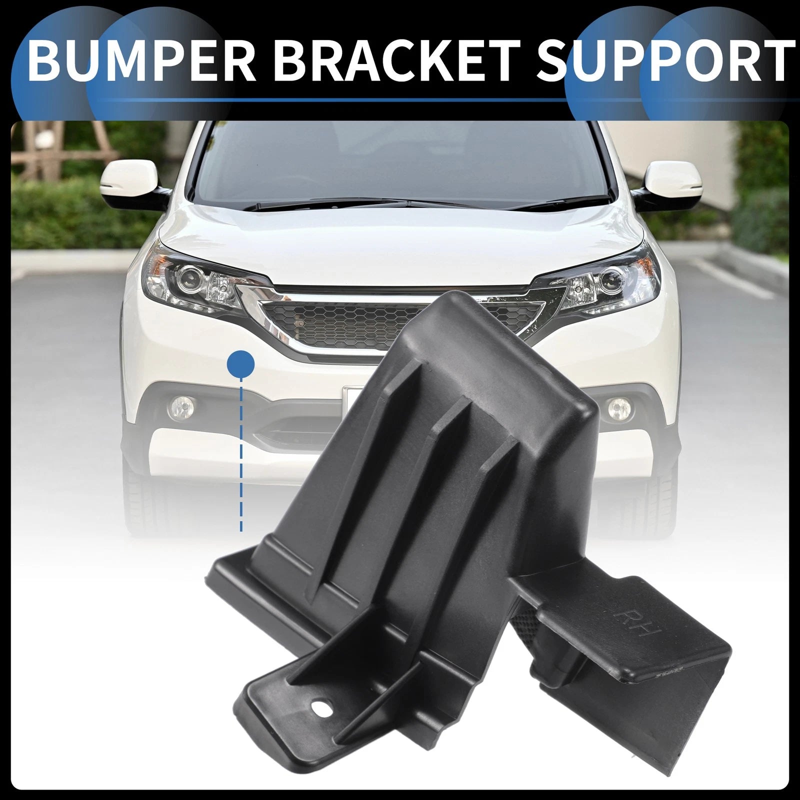 1pc Right Front Bumper Retainer Bracket No. 86556F2AA0 for Hyundai Elantra (2019–2020)