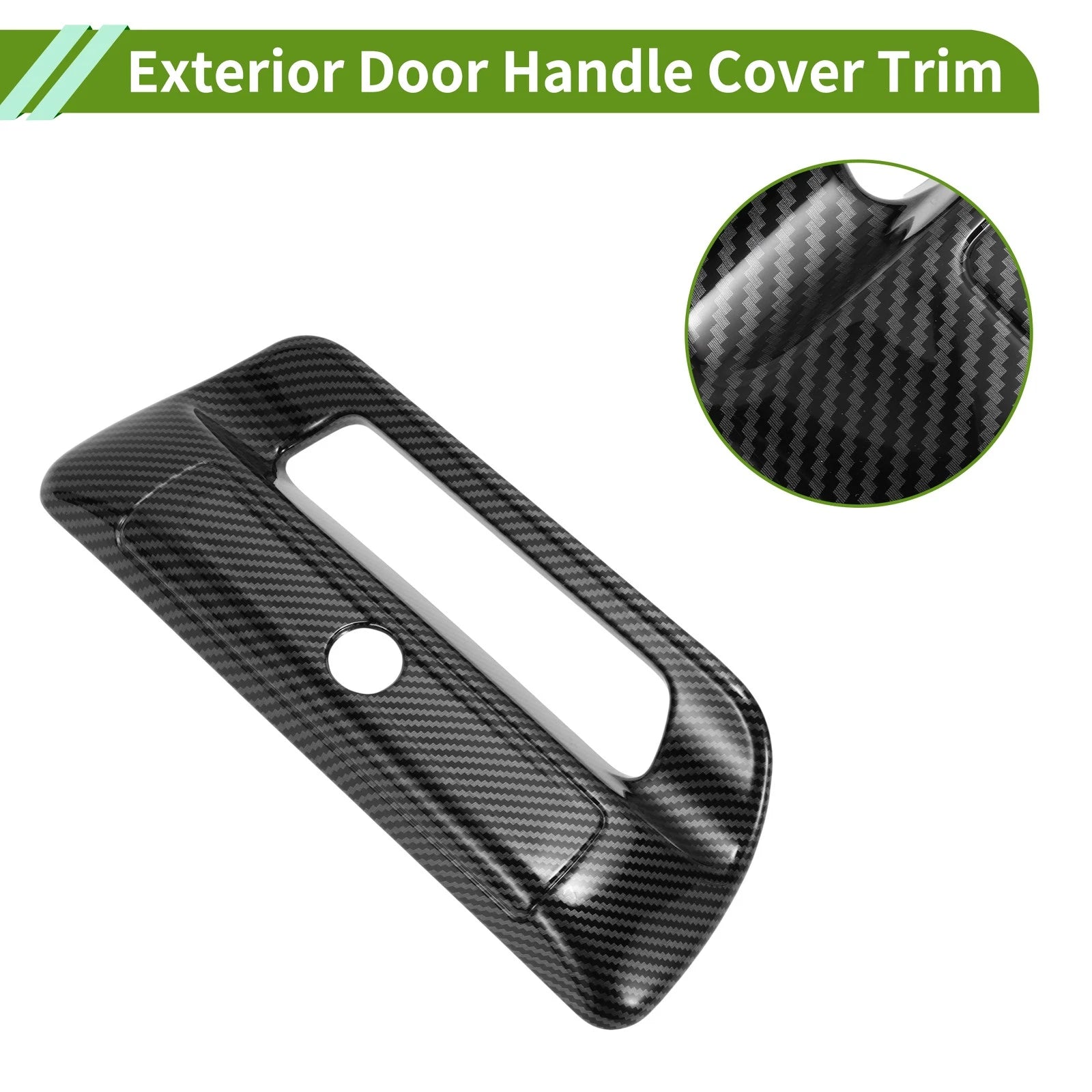 Exterior Door Handle Cover Trim for Dodge Ram 1500 2500 (2019–2025) ABS