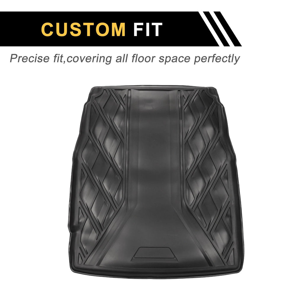Cargo Liner Rear Trunk Mat for BMW 5-Series (2011–2016) TPE Diamond Pattern