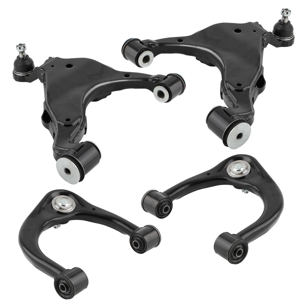 6x Front Lower & Upper Control Arms + Sway Bar Links for Toyota Tacoma (2005–2015)