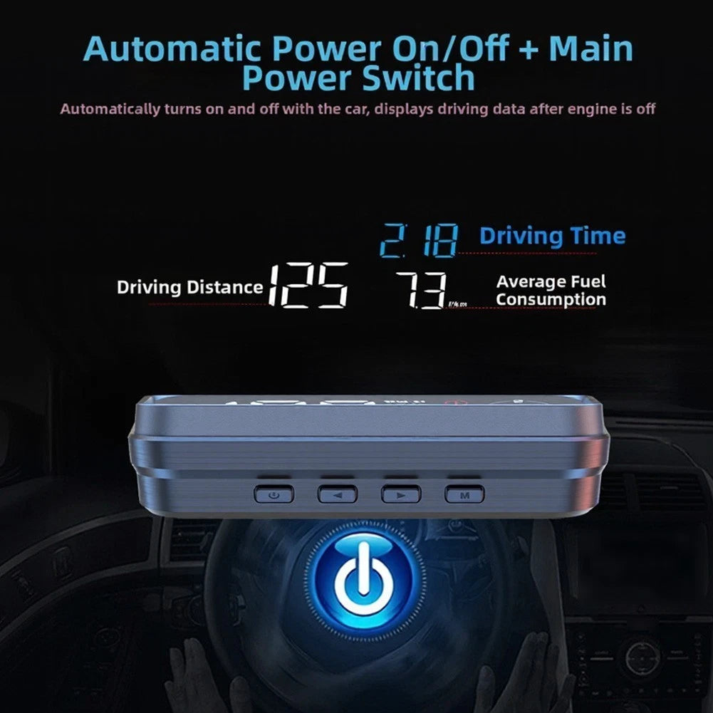 OBD2 Head Up Display Projector for Vehicles with OBD2 (12V)