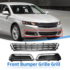 Set of 1 Front Lower Bumper Grille for Chevrolet Impala (2014–2020) Chrome